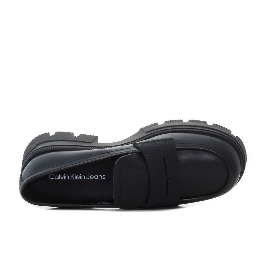 Calvin - Klein Chunky Combat YW0YW01120-0GT fekete női utcai cipő bebújós cipő