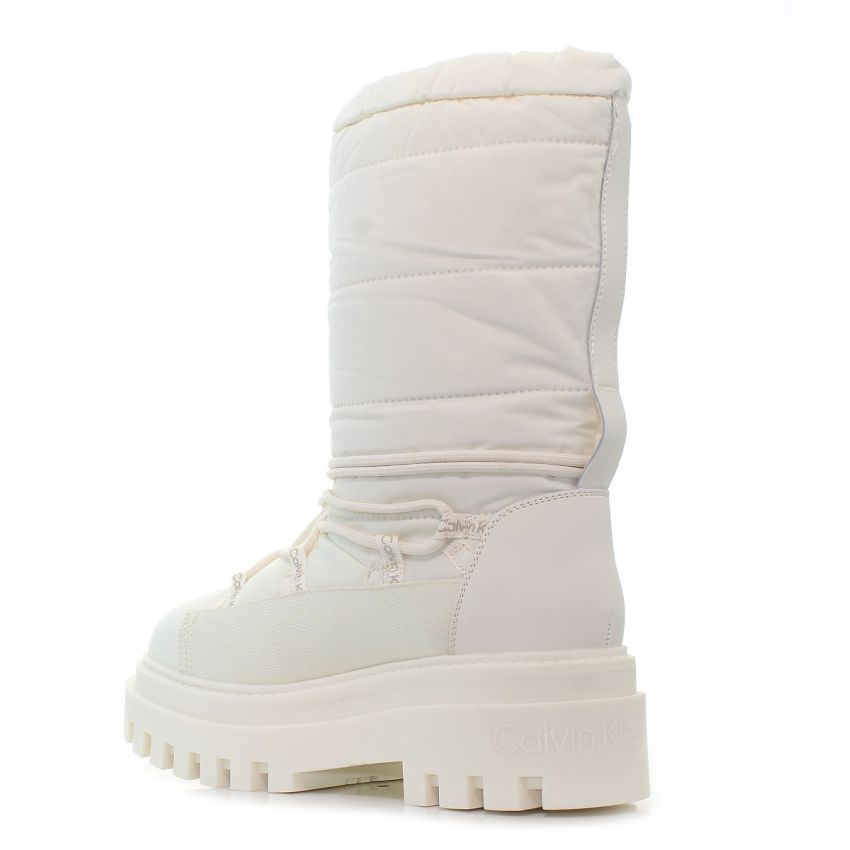 Calvin - Klein Flatform Snow Boot YW0YW01146-YBI fehér női csizma