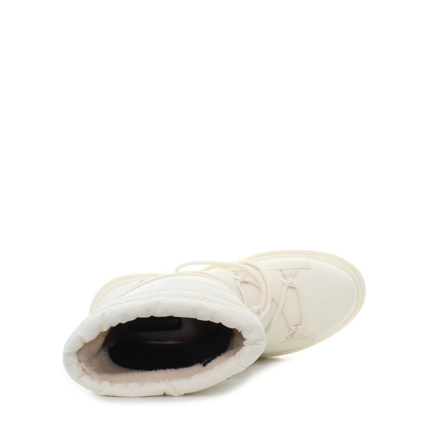 Calvin - Klein Flatform Snow Boot YW0YW01146-YBI fehér női csizma