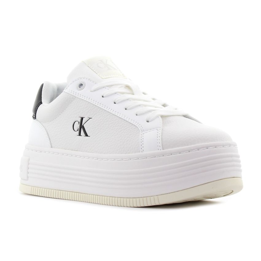 Calvin Klein Bold Flatform Low Lace fehér női platformos cipő