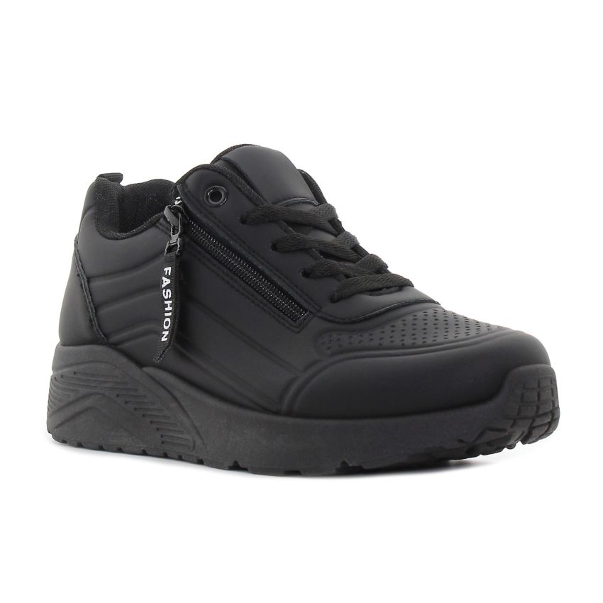 Yolera - Starlight fekete női sneaker -EX5637-1-BL