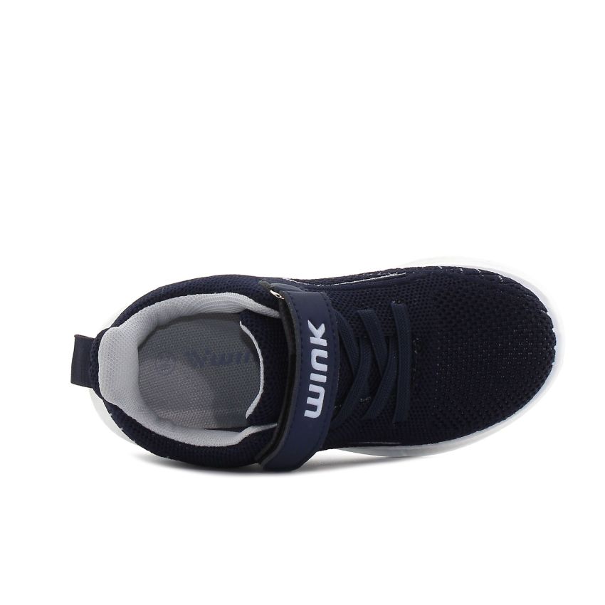 Wink - Sylon sötétkék fiú sneaker