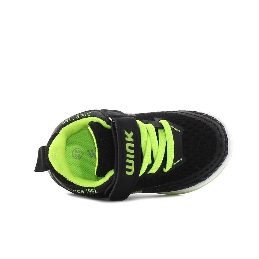 Wink - Ilaer fekete fiú baba sneaker