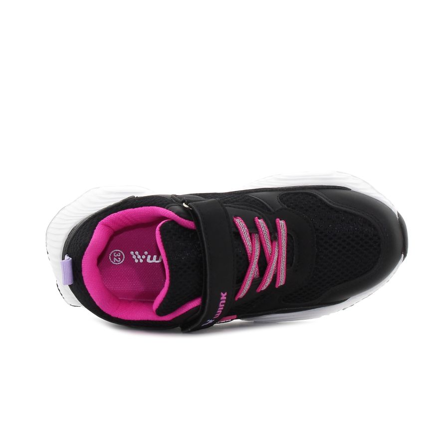 Wink - Rhidon fekete lány sneaker
