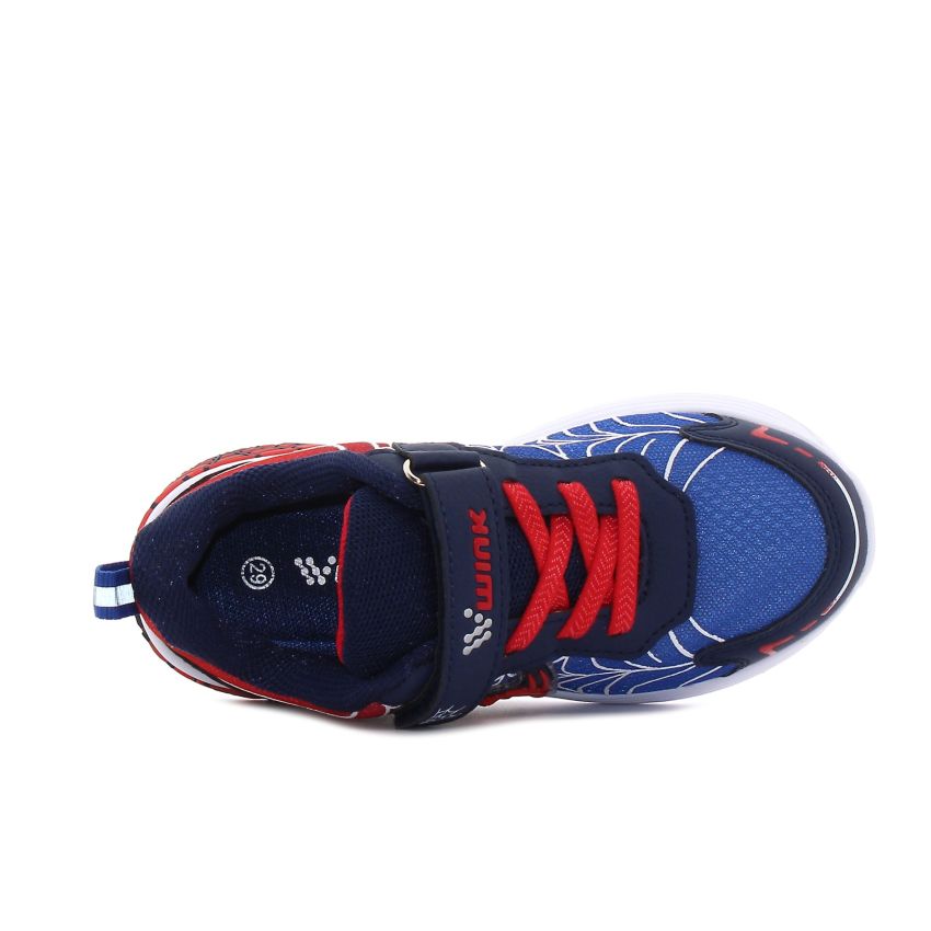 Wink - Zarin sötétkék fiú sneaker világítós