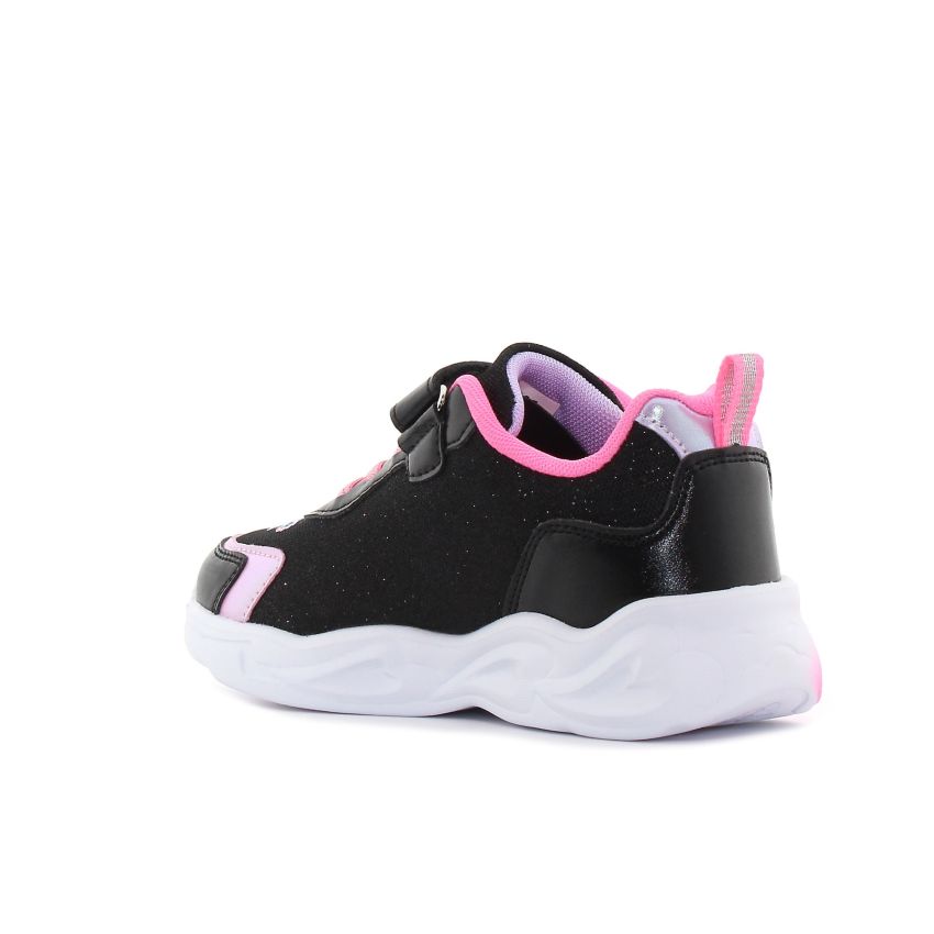 Wink - Ylla fekete lány sneaker világítós