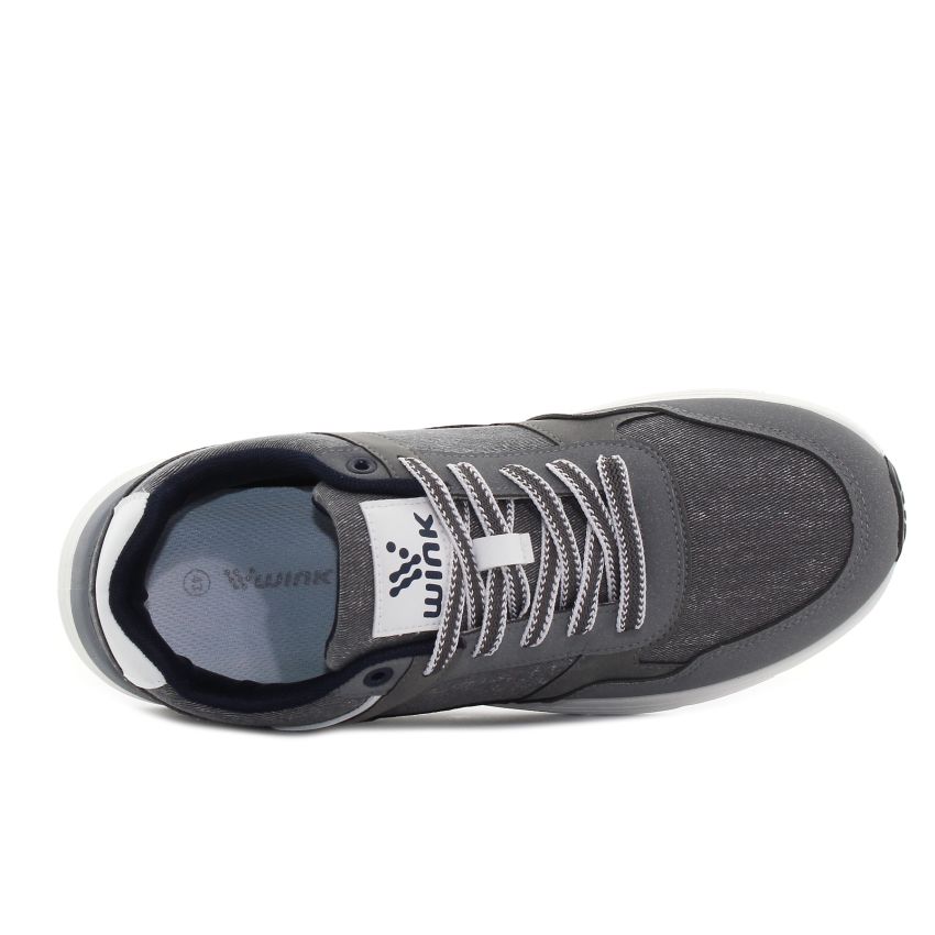 Wink - Zyldan szürke férfi sneaker wink sneaker