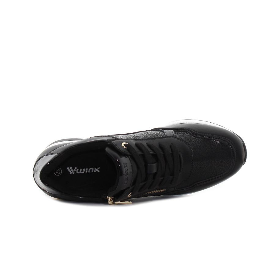 Wink - Nener fekete női sneaker