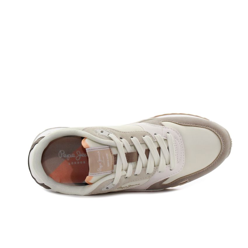 Pepe - Jeans Bexley City bézs női sneaker