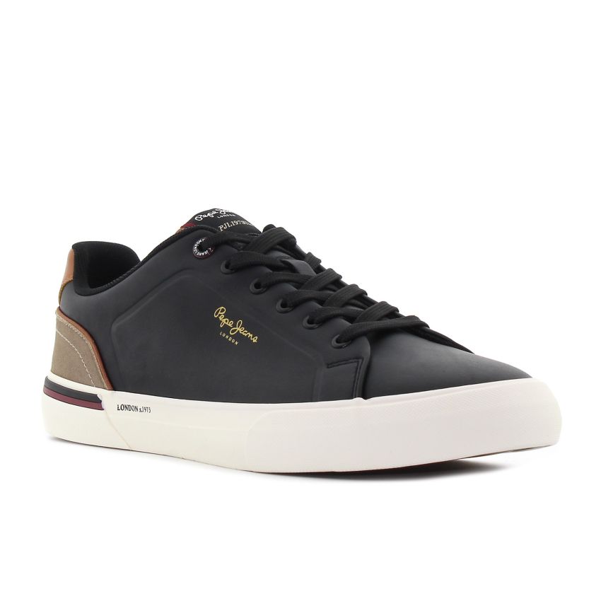 Pepe - Jeans Kenton Campus fekete férfi sneaker