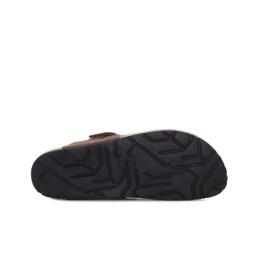 Pepe - Jeans Bio Edition barna férfi papucs