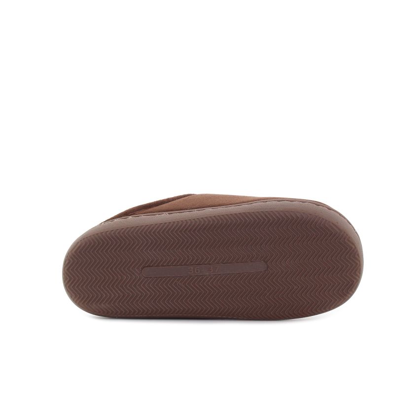 Wink - Ekli Home barna női papucs