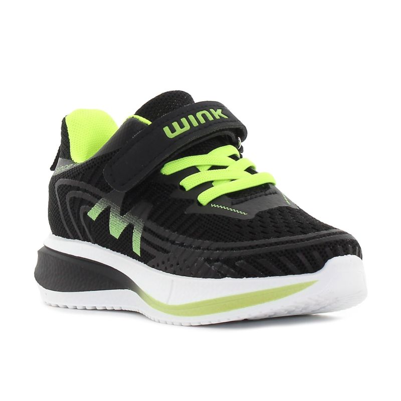 Wink - Ilaer fekete fiú sneaker