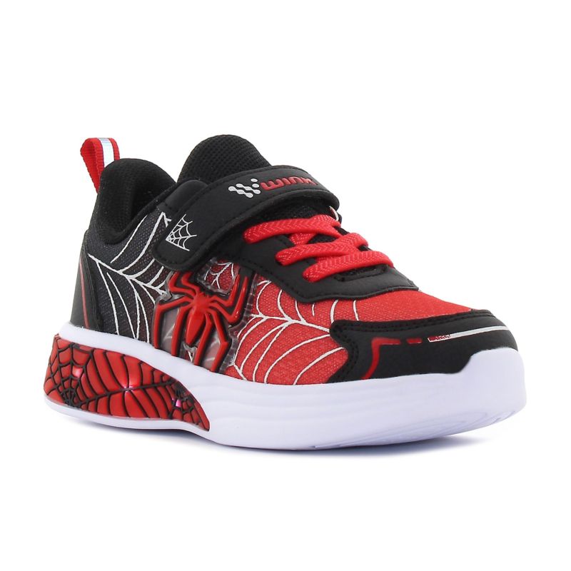 Wink - Zarin fekete fiú baba villogó sneaker -FE61005-3B
