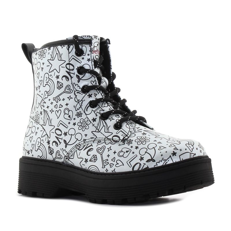 Skechers Gravlen Hi - Doodle Down cizme pentru copii-01