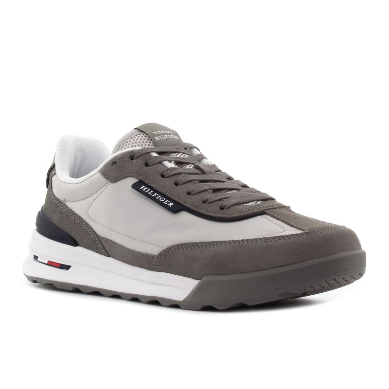 Tommy Hilfiger Retro Runner Nylo barna férfi cipő