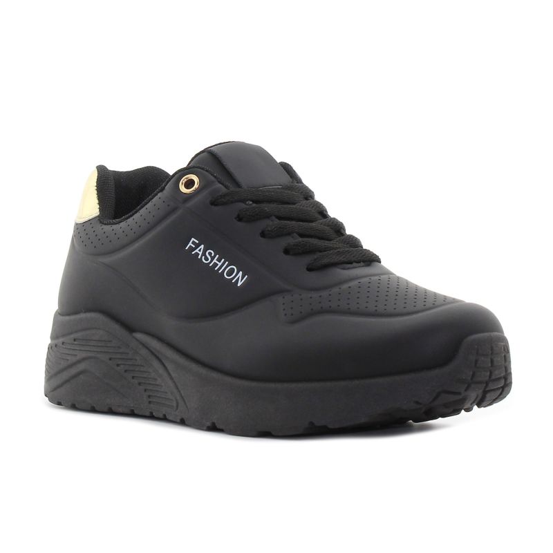 Yolera - Star fekete női sneaker