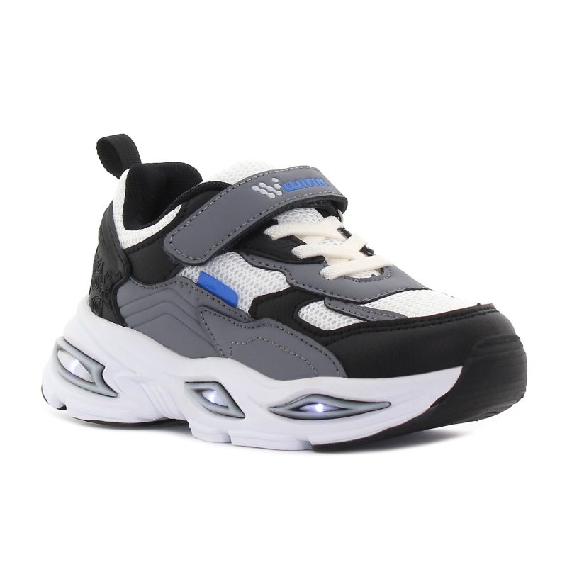Wink - Arvik szürke fiú sneaker világítós