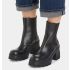 Calvin - Klein Chunky Heeled Chelsea YW0YW01112-0GT fekete női csizma bokacsizma