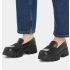 Calvin - Klein Chunky Combat YW0YW01120-0GT fekete női utcai cipő bebújós cipő
