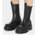 Calvin - Klein Flatform Chelsea YW0YW01111-0GT fekete női csizma bokacsizma
