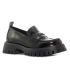 Pepe - Jeans Oxford Log PLS10407-999 fekete női utcai cipő bebújós cipő