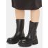 Calvin - Klein Chunky Combat Zip YW0YW01109-0GT fekete női csizma bokacsizma