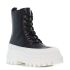 Calvin - Klein Flatform Lace Up YW0YW01110-BEH fekete női bakancs terepcipő