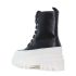 Calvin - Klein Flatform Lace Up YW0YW01110-BEH fekete női bakancs terepcipő