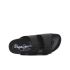 Pepe - Jeans Bio Royal Double fekete férfi papucs